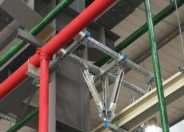 连城该抗震支架的整体式支吊架结构协调性好